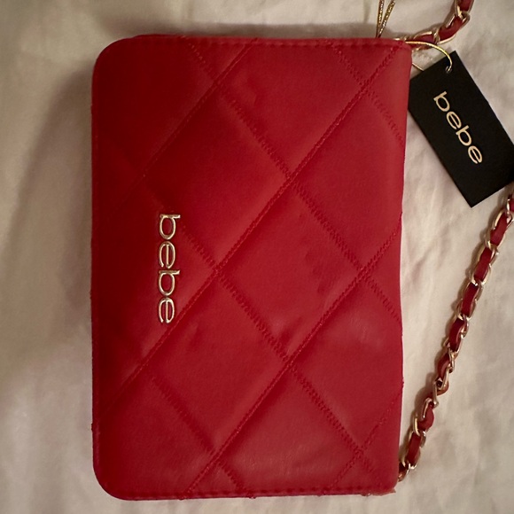 COPY - Bebe cassia flap crossbody purse, red - Picture 8 of 8